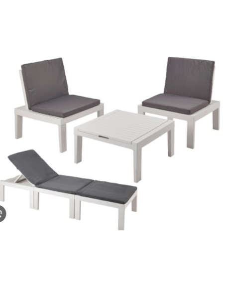 SET RESINA DUETTO 3 IN 1 BIANCO