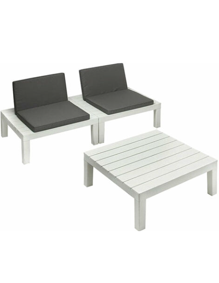 SET RESINA DUETTO 3 IN 1 BIANCO