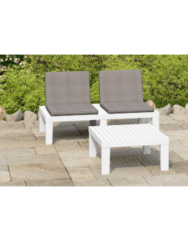 SET RESINA DUETTO 3 IN 1 BIANCO