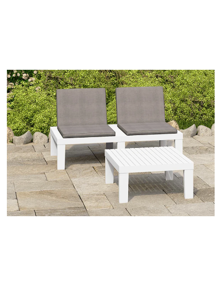 SET RESINA DUETTO 3 IN 1 BIANCO