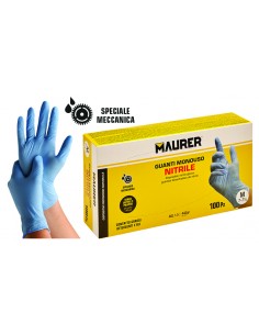 GUANTI NITRILE BLU AMBIDESTRI - MONOUSO NITRILE