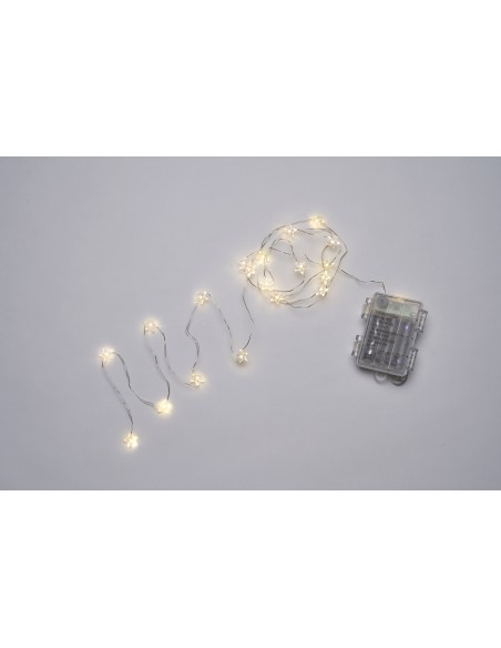 LUCI NATALE MICRO 20 LED DECORAZIONE STELLA