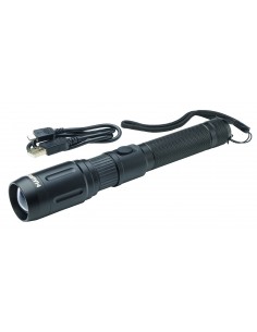 TORCIA ALLUMINIO 1 LED CON ZOOM