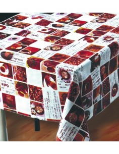 TOVAGLIATO PVC FELPATO MOD. CAFFE' 2
