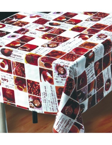 TOVAGLIATO PVC FELPATO MOD. CAFFE'