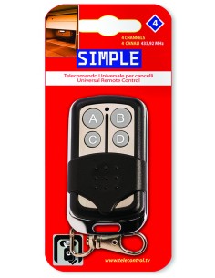 RADIOCOMANDO UNIVERSALE AUTOAPPRENDENTE "SIMPLE 4" 2