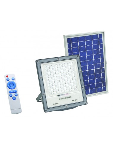 PROIETTORE LED CON PANNELLO SOLARE W50