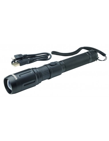 TORCIA ALLUMINIO 1 LED CON ZOOM