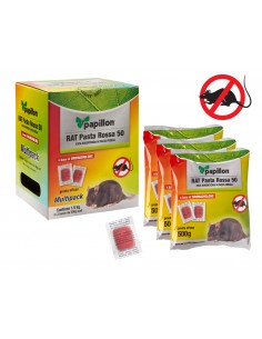 ESCA TOPICIDA RAT PASTA ROSSA 50 MULTIPACK 2