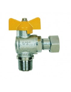 VALVOLA A SFERA PER GAS SQUADRA CON DADO ITAP 2