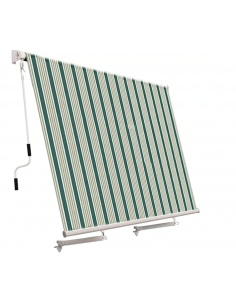 TENDA DA SOLE ESTENSIBILE VERDE/ECRU 2