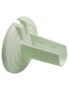 ROSETTA COPRITUBO APRIBILE IN PLASTICA BIANCA 2