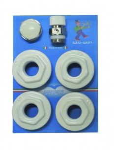 KIT MONTAGGIO PER RADIATORE ALLUMINIO 2