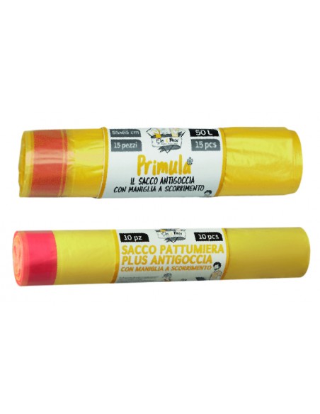 SACCO N.U. GIALLO CON MANIGLIA
