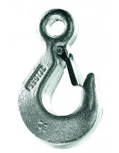 GANCIO ZINCATO CON SICURA DIN 689 2