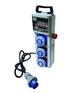 QUADRO DI DISTRIBUZIONE DA CANTIERE CON PULSANTE D'EMERGENZA 2