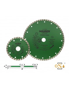 DISCO DIAMANTATO CORONA TURBO 2