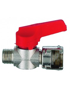 RUBINETTO DI LINEA A SFERA CON DADO FRESATO 2