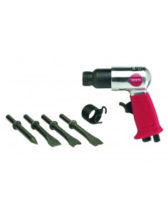 SCALPELLATORE AD ARIA ATTACCO CILINDRICO KIT 2