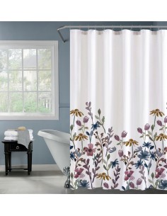 TENDA DOCCIA FIORI COLORATI 2