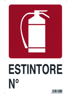 CARTELLO SEGNALETICO "ESTINTORE" 2