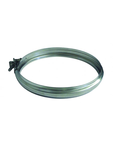 FASCETTA DI BLOCCAGGIO PER TUBO INOX - CONF.5PZ