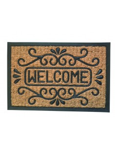 ZERBINO RETTANGOLARE CON FREGI "WELCOME" 2