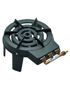 FORNELLONE A GAS 4 PIEDI CON 3 RUBINETTI