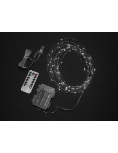 LUCI DI NATALE DECORATIVE 100 MICRO LED A BATTERIA 2