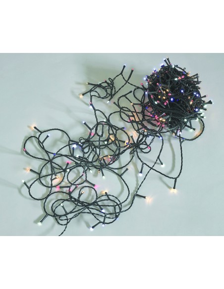 LUCI NATALE 300 LED A BATTERIA MULTICOLOR IP44