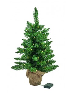 ALBERO DI NATALE PICCOLO CON LUCI