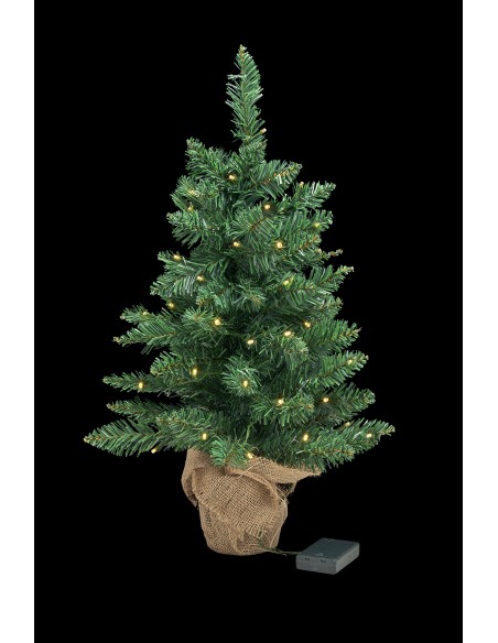 ALBERO DI NATALE PICCOLO CON LUCI
