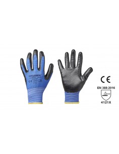 GUANTI IN NITRILE DORSO POLIESTERE "NITRO-GRIP" 2