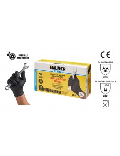 GUANTI IN NITRILE FORTE 8 GRIP NERO