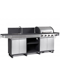 CUCINA A GAS "ANNARITA" INOX 2