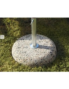 Basi cemento ghiaia per ombrelloni 2