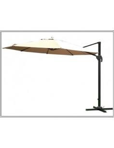 Ombrelloni alluminio tondi laterali Premium Beige