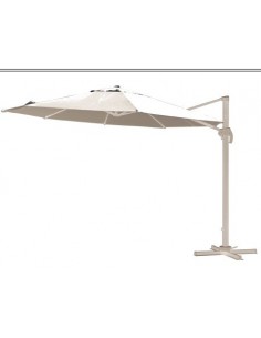 Ombrelloni alluminio tondi laterali Premium White