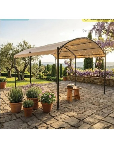 Gazebo acciaio Tunnel