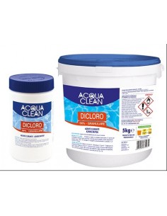 Cloro Dicloro granulare Acqua Clean per piscine