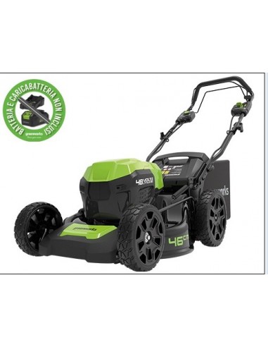 Tosaerba batteria 48V Greenworks G48LM46SP