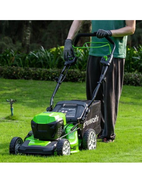 TOSAERBA A BATTERIA GREENWORKS 48V KIT GD48LM41IIIK4