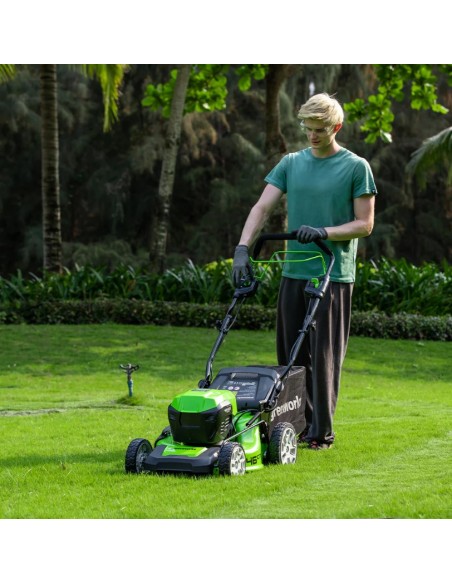 TOSAERBA A BATTERIA GREENWORKS 48V KIT GD48LM41IIIK4
