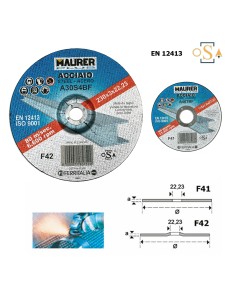 DISCO ABRASIVO PER TAGLIO FERRO 2