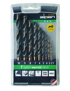 PUNTE HSS SPRINT MASTER SET 10 PEZZI