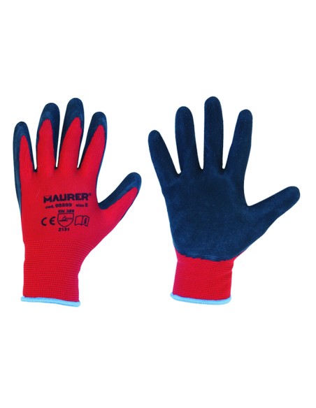 GUANTI IN LATTICE DORSO IN NYLON GRIPFLEX - CONF.12PAIA