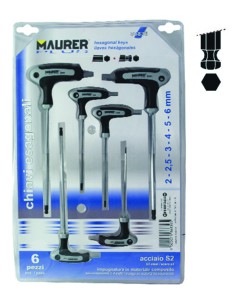 SERIE CHIAVI MASCHIO ESAGONALE TESTA SFERICA