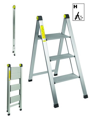 SGABELLO IN ALLUMINIO SLIM-STEP - GR. 3