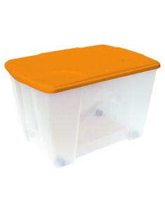 CONTENITORE MULTIUSO CON COPERCHIO E RUOTE