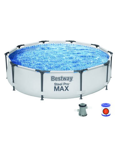 PISCINA TONDA BESTWAY STEEL PRO MAX 56406 -...